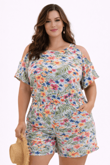 Janina virágos romper (XL) Janina színes romper (XL)