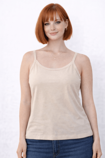 Drapp pántos top (M) Drapp pántos top (M)