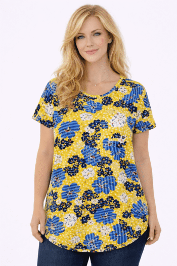 F&F sárga felső (M)