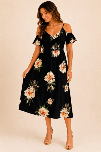 Topshop virágos ruha (S)