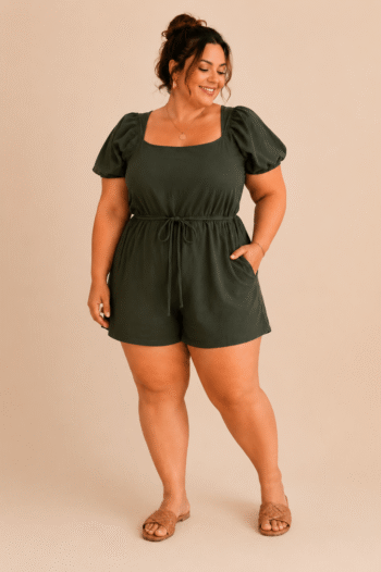 Nutmeg zöld romper (XXL)