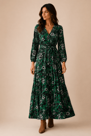 Zöld maxi ruha (M) Zöld maxi ruha (M)