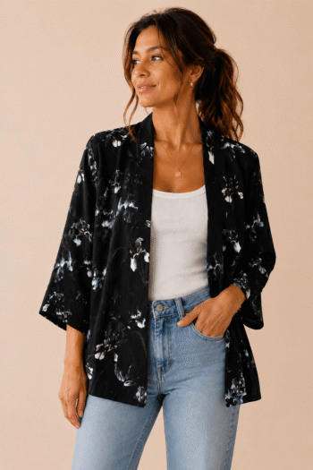 H&M kabátka (M/L) H&M blézer (M/L)