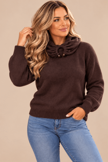 Zara barna pulóver (M) Zara pulóver (M)